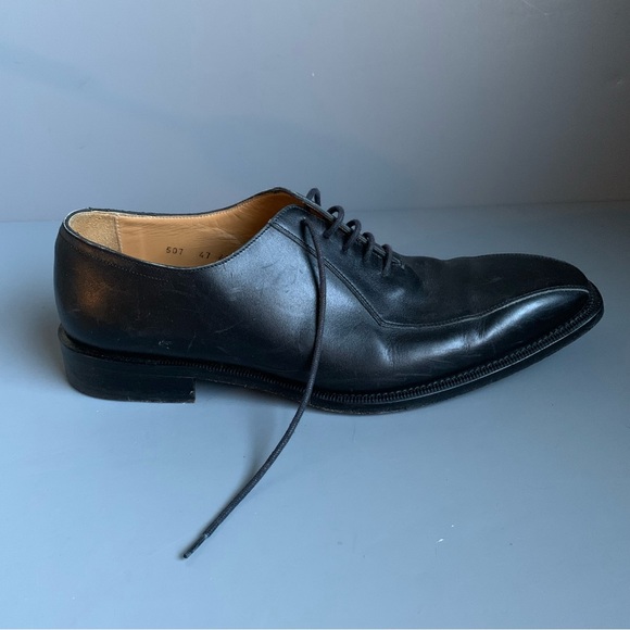 Vergelio Vintage Vero Cuoio Leather Oxford Dress Grandpa Shoe 10.5 Old Money main image 8